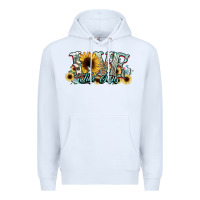 White love like jesus sunflowers Premium Hoodie - NancyCooperArtShop