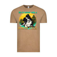 Vintage Coffee life is better with a border collie Vintage Tee - texasbilliewilder