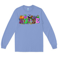Colony Blue halloween nurse Long Sleeve Tee - AdoDesignShop
