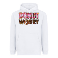 White donut worry with donut Heavyweight Hoodie - AdoDesignShop