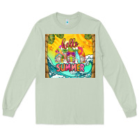 Matcha hello summer gnomes Long Sleeve Tee - Zillion Design Studio