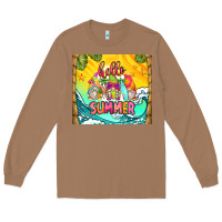 Toasted Coconut hello summer gnomes Long Sleeve Tee - Zillion Design Studio