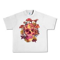 Lunar Rock Floral skeleton with mushrooms Urban Heavy Tee - RanaPortraitStore