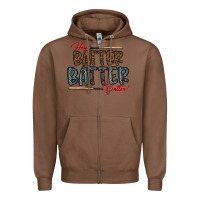 Chestnut hey batter batter batter Zipper Hoodie - CowhideDigitalArt