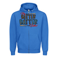 True Royal hey batter batter batter Zipper Hoodie - CowhideDigitalArt