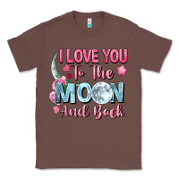 Chestnut i love you to the moon and back Classic Tee - FaDigitalArtStudio