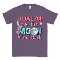 Lavender i love you to the moon and back Classic Tee - FaDigitalArtStudio