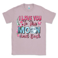 Lilac i love you to the moon and back Classic Tee - FaDigitalArtStudio