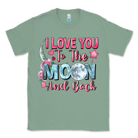 Sage i love you to the moon and back Classic Tee - FaDigitalArtStudio