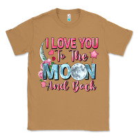 Toasted Coconut i love you to the moon and back Classic Tee - FaDigitalArtStudio