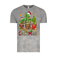Cloud Rock christmas cactus merry cactmas Vintage Tee - Zillion Design Studio