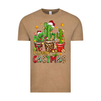 Vintage Coffee christmas cactus merry cactmas Vintage Tee - Zillion Design Studio