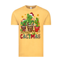 Vintage Mustard christmas cactus merry cactmas Vintage Tee - Zillion Design Studio
