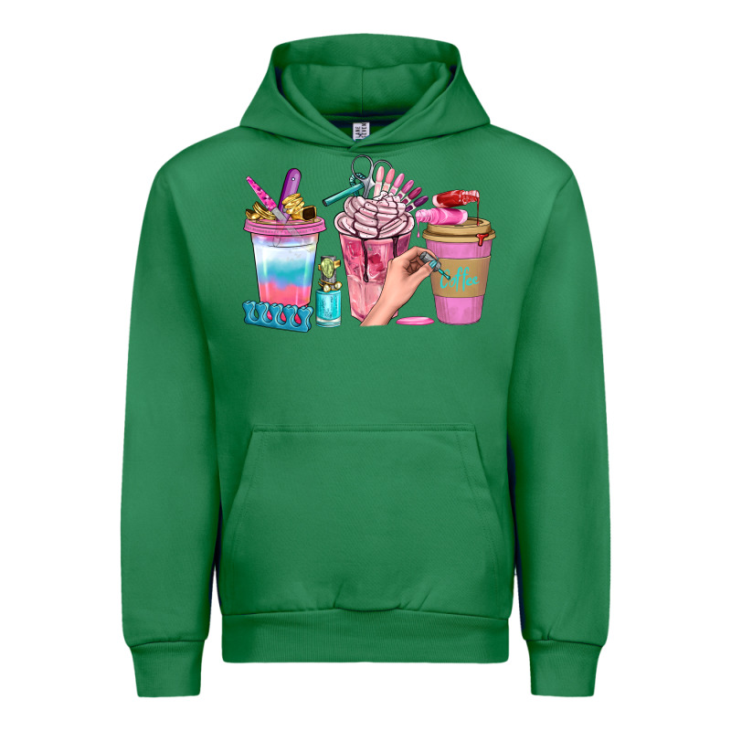 Nail Coffee Cups With Rings Bbs Urban Hoodie by BundleAndBundleShop | Teevron