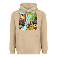 Mushroom western rooster seamless pattern Heavyweight Hoodie - BundleAndBundleShop