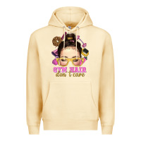 Pina Colada messy bun gym hair dont care Premium Hoodie - NancyCooperArtShop