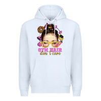 Messy Bun Gym Hair Dont Care Premium Hoodie | Teevron