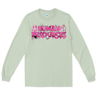Matcha Breast Cancer Human Resources Long Sleeve Tee - texasbilliewilder