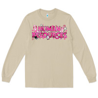 Mushroom Breast Cancer Human Resources Long Sleeve Tee - texasbilliewilder