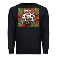 Black merry Christmas heifer Premium Sweatshirt - Jasminsmagicworld
