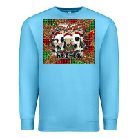 Ocean Blue merry Christmas heifer Premium Sweatshirt - Jasminsmagicworld