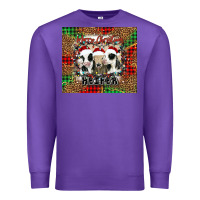 Purple merry Christmas heifer Premium Sweatshirt - Jasminsmagicworld