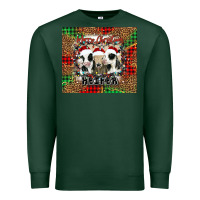 Sports Green merry Christmas heifer Premium Sweatshirt - Jasminsmagicworld