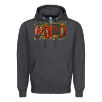 Smoke mini christmas Zipper Hoodie - FaDigitalArtStudio