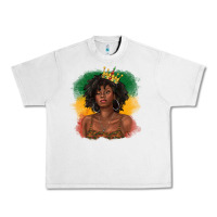 Lunar Rock black queen with juneteenth flag Urban Heavy Tee - texasbilliewilder