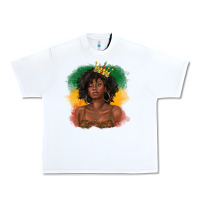 White black queen with juneteenth flag Urban Heavy Tee - texasbilliewilder