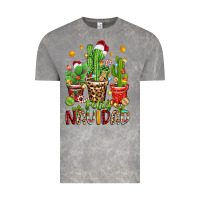 Cloud Rock christmas cactus feliz navidad Vintage Tee - Zillion Design Studio