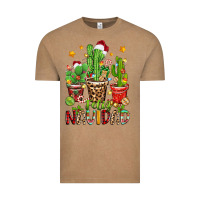 Vintage Coffee christmas cactus feliz navidad Vintage Tee - Zillion Design Studio