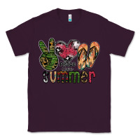 Plum peace love summer Classic Tee - SublimationCraftShop