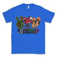 True Royal peace love summer Classic Tee - SublimationCraftShop