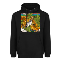 Black western bull skull seamless pattern Heavyweight Hoodie - BundleAndBundleShop