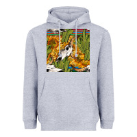 Western Bull Skull Seamless Pattern Heavyweight Hoodie | Teevron