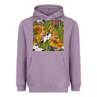 Lavender western bull skull seamless pattern Heavyweight Hoodie - BundleAndBundleShop