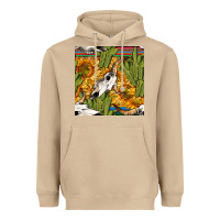 Mushroom western bull skull seamless pattern Heavyweight Hoodie - BundleAndBundleShop