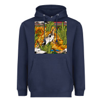 Navy western bull skull seamless pattern Heavyweight Hoodie - BundleAndBundleShop