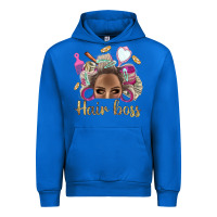 Hair Boss Afro Messy Bun With Money Bbs Urban Hoodie | Teevron