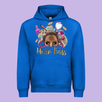 Hair Boss Afro Messy Bun With Money Bbs Urban Hoodie Designed By Bundleandbundleshop