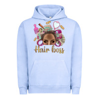 Pigment Grape Ice Hair Boss Afro Messy Bun With Money Bbs Urban Hoodie - BundleAndBundleShop