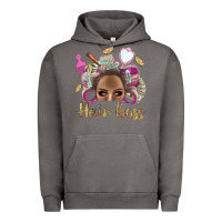 Pigment Tornado Hair Boss Afro Messy Bun With Money Bbs Urban Hoodie - BundleAndBundleShop