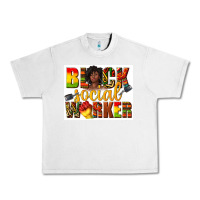 Lunar Rock black social worker Urban Heavy Tee - texasbilliewilder