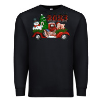Happy New Year Truck 2023 Premium Sweatshirt | Teevron