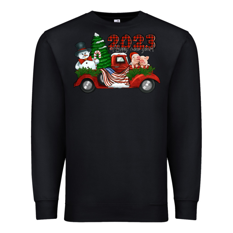 Happy New Year Truck 2023 Premium Sweatshirt by Jasminsmagicworld | Teevron