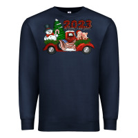 Navy happy new year truck 2023 Premium Sweatshirt - Jasminsmagicworld