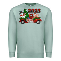 Seafoam happy new year truck 2023 Premium Sweatshirt - Jasminsmagicworld