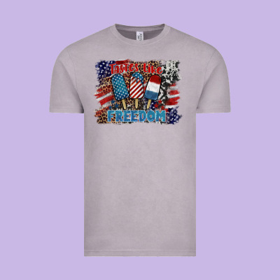 Tastes Like Freedom Vintage Tee Designed By Barkaloodesign
