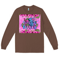 Chestnut cute and fluffy stitch Long Sleeve Tee - Zillion Design Studio